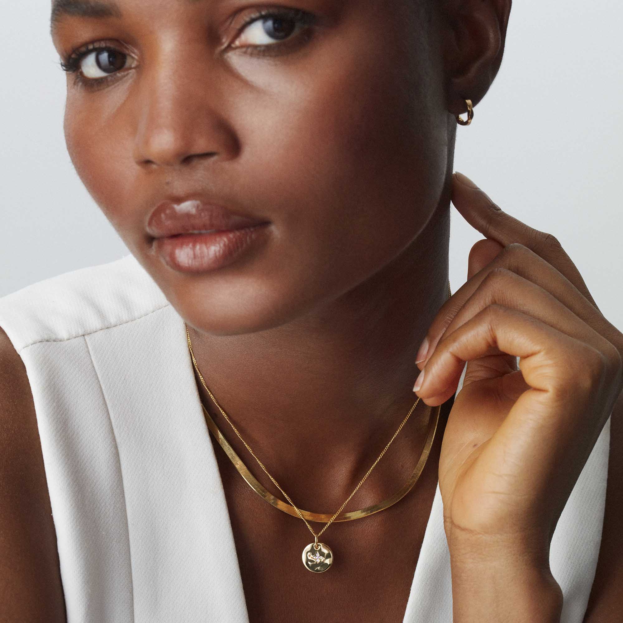 February Birthstone Necklace - Image 4
