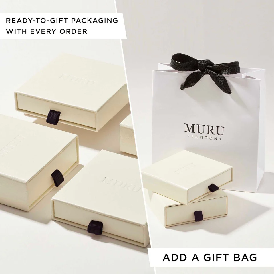 Moon Initial Necklace Layering Set in Gold Vermeil - Image 6