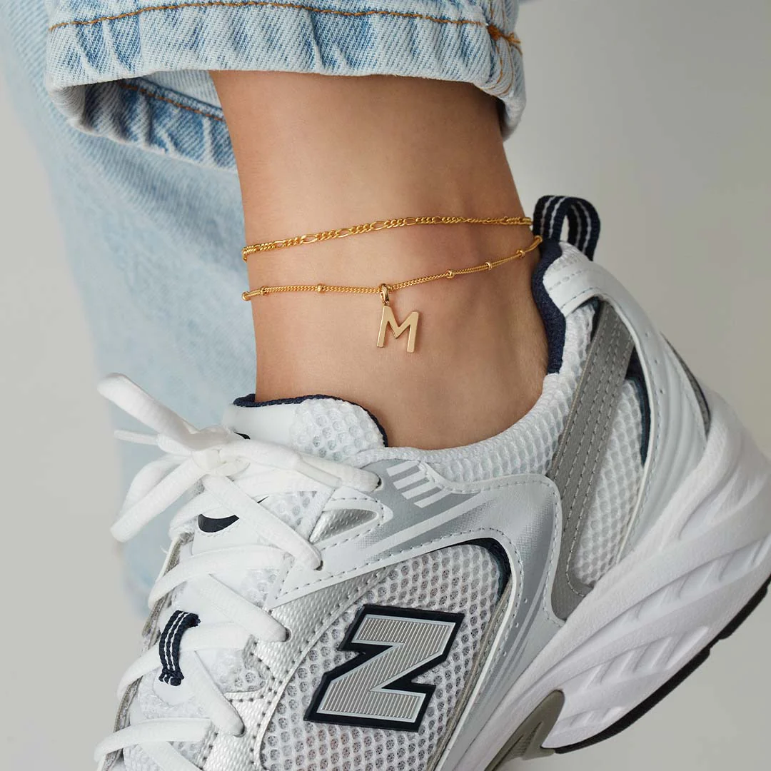 Figaro Anklet Gold - Image 3