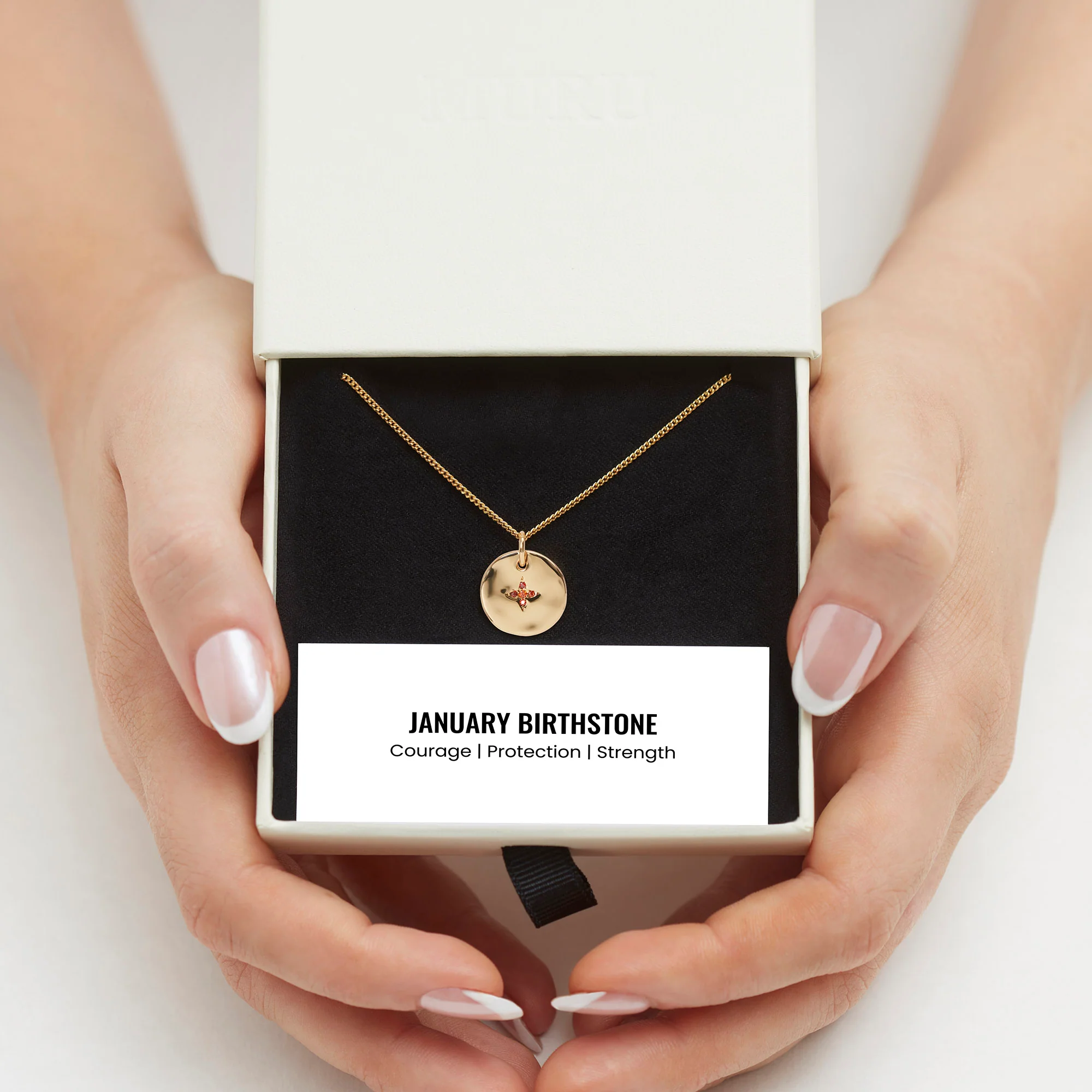 January Birthstone Necklace - Image 6