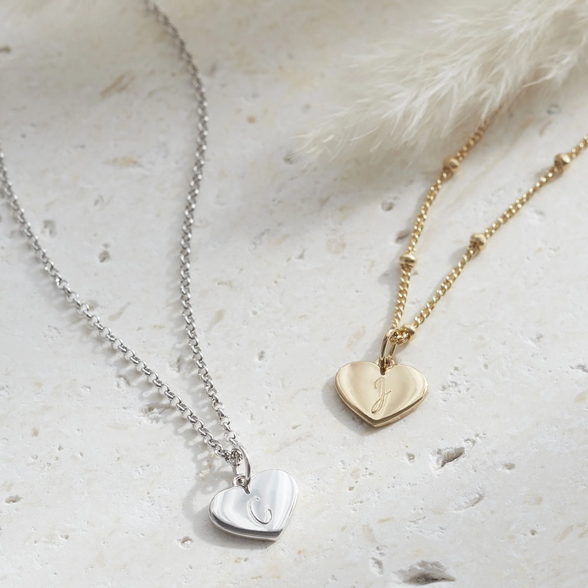 Heart Necklace Gold - Image 5