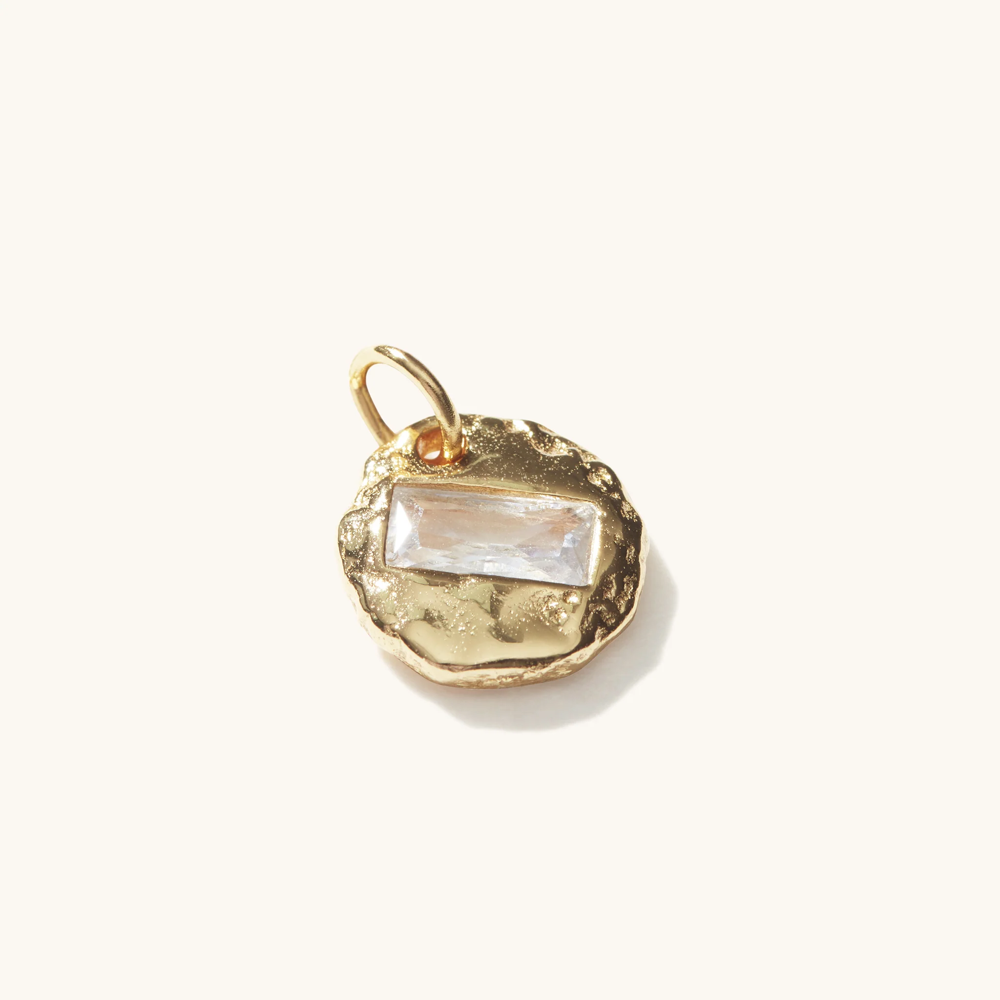 Mini Birthstone Pendant Gold