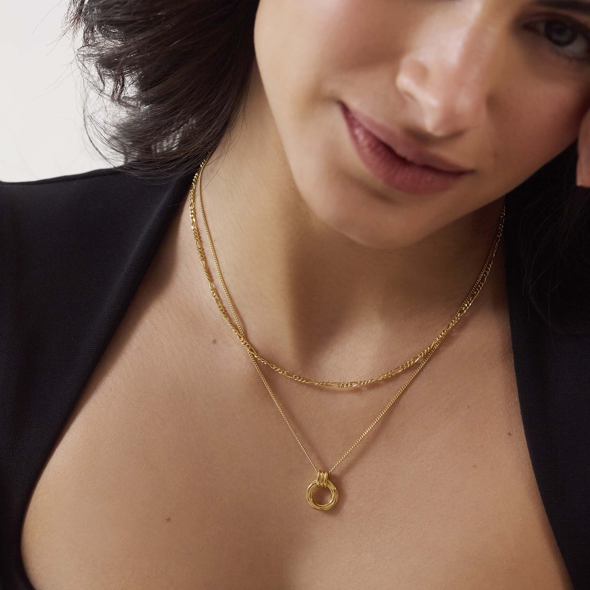 Mini Karma Necklace Gold - Image 3