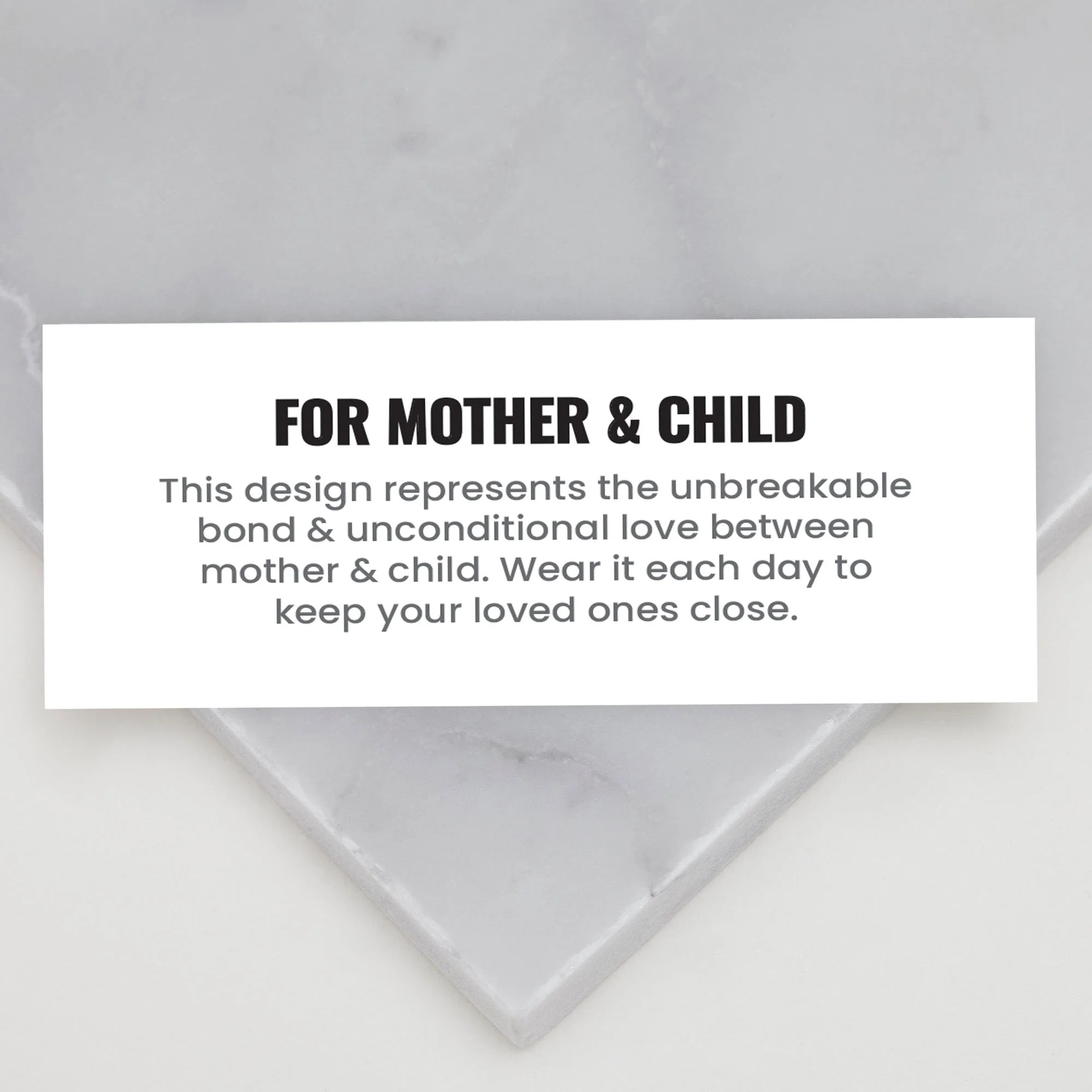Mother and Child Necklace Gold - Image 7