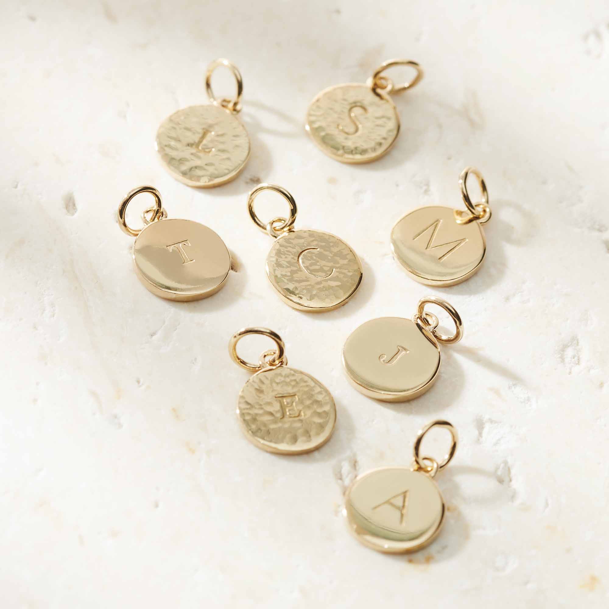 Mini Disc Bead Bracelet Gold - Image 5