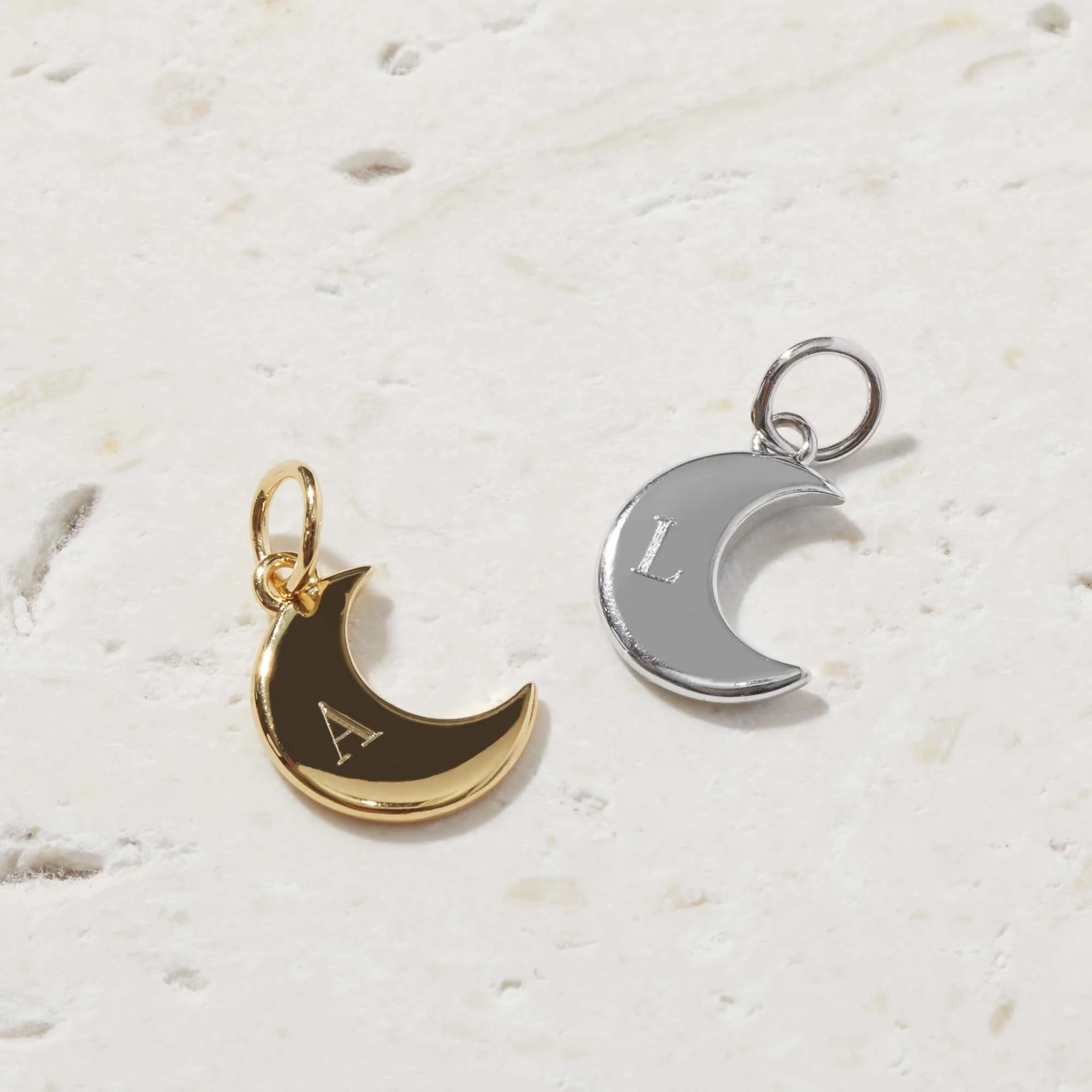 Personalised Moon Anklet Silver - Image 3