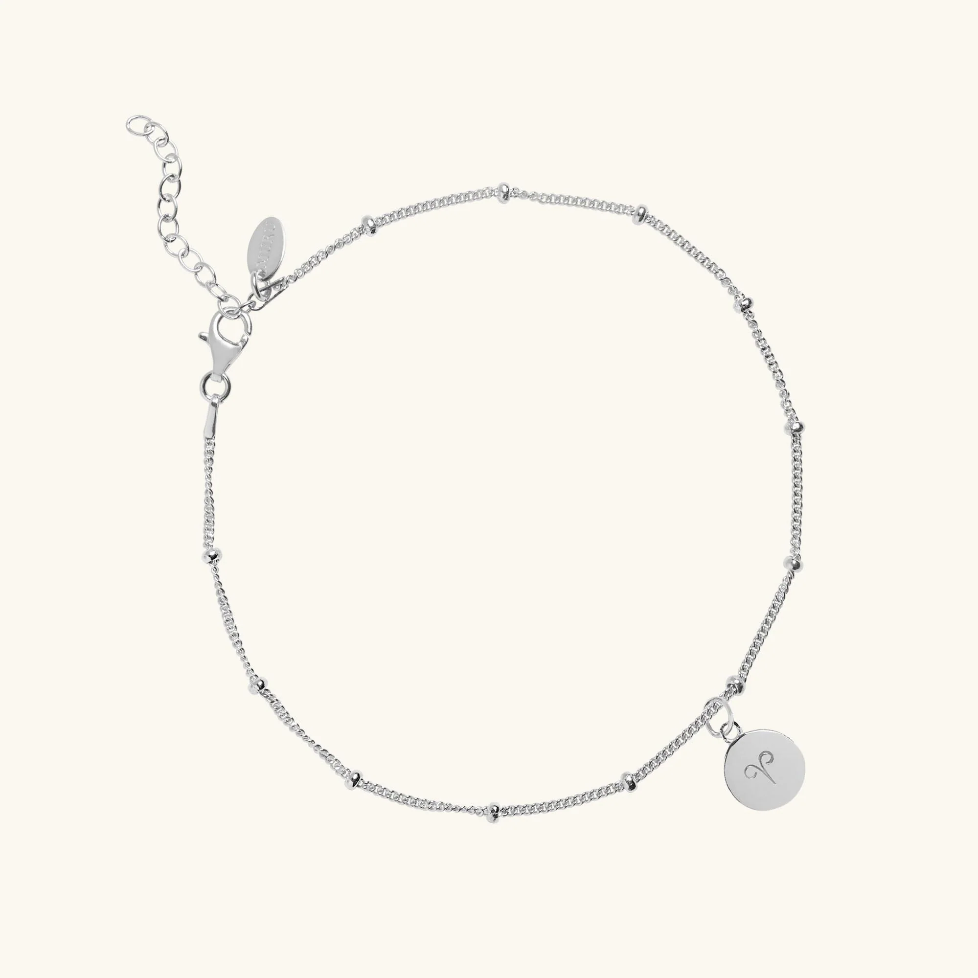 Zodiac Anklet Silver