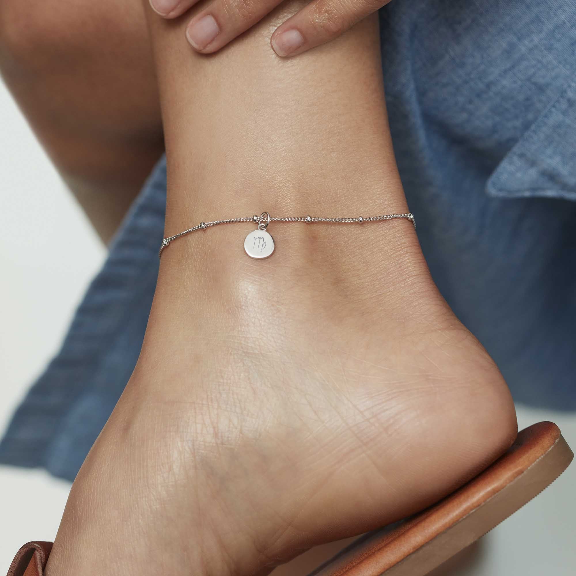 Zodiac Anklet Silver - Image 4