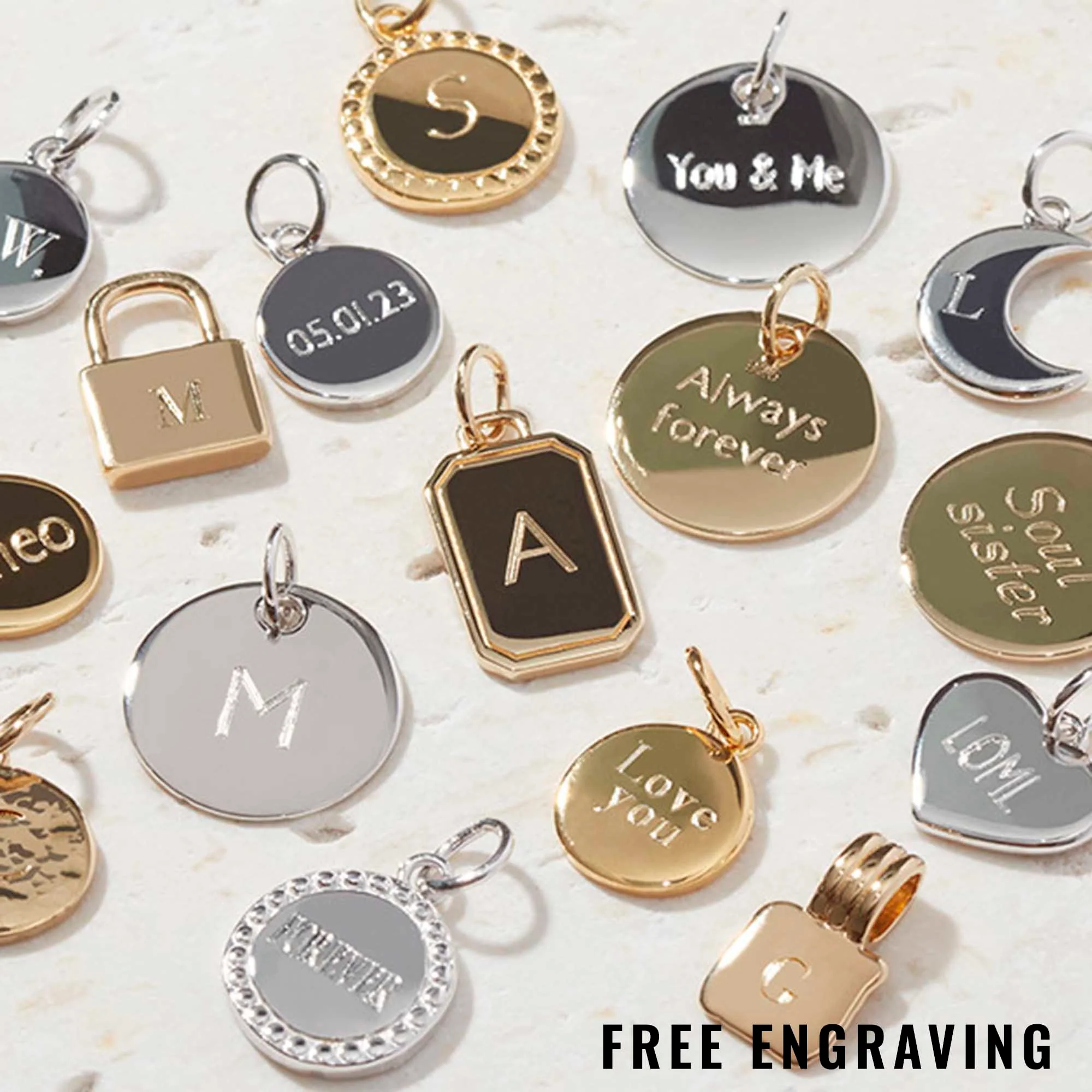 Tag Pendant Gold - Image 6
